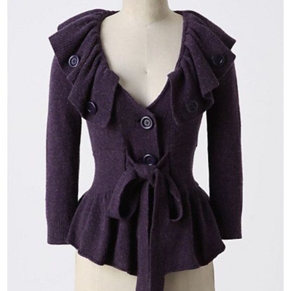 Charlie robin button peppered cardigan